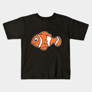 clown fish illustration Kids T-Shirt